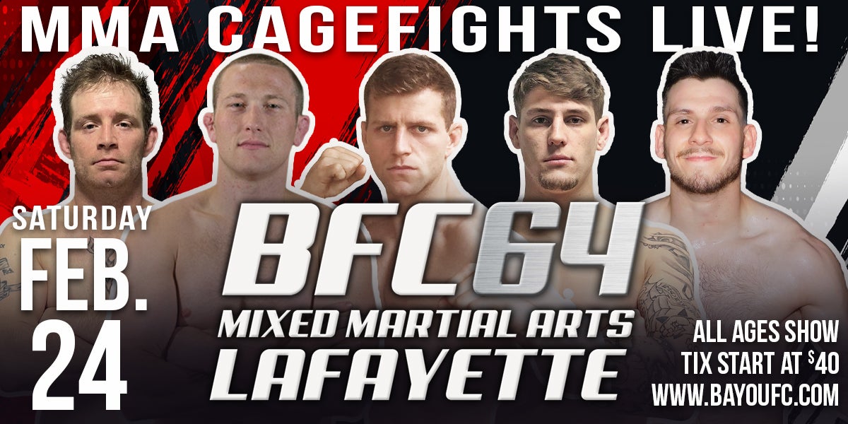 BFC64 Lafayette MMA Cagefights