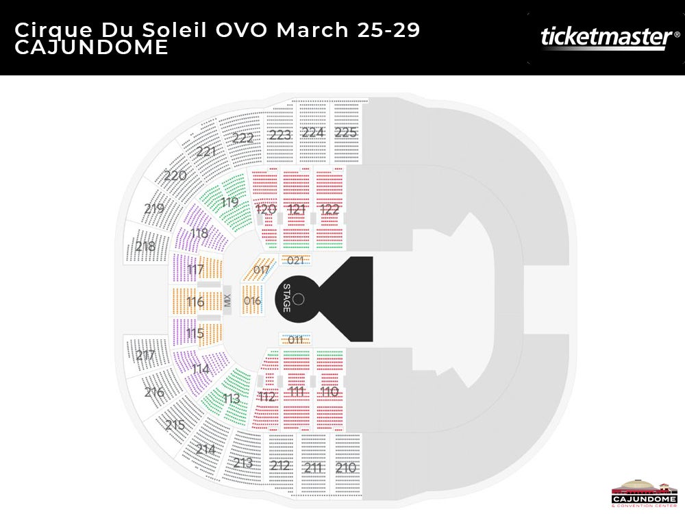 Cirque Du Soleil Seating Chart