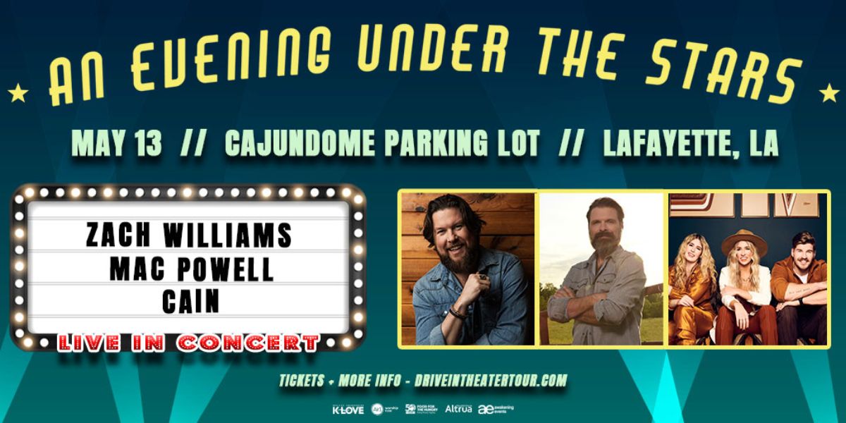 AN EVENING UNDER THE STARS WITH ZACH WILLIAMS, MAC POWELL & CAIN