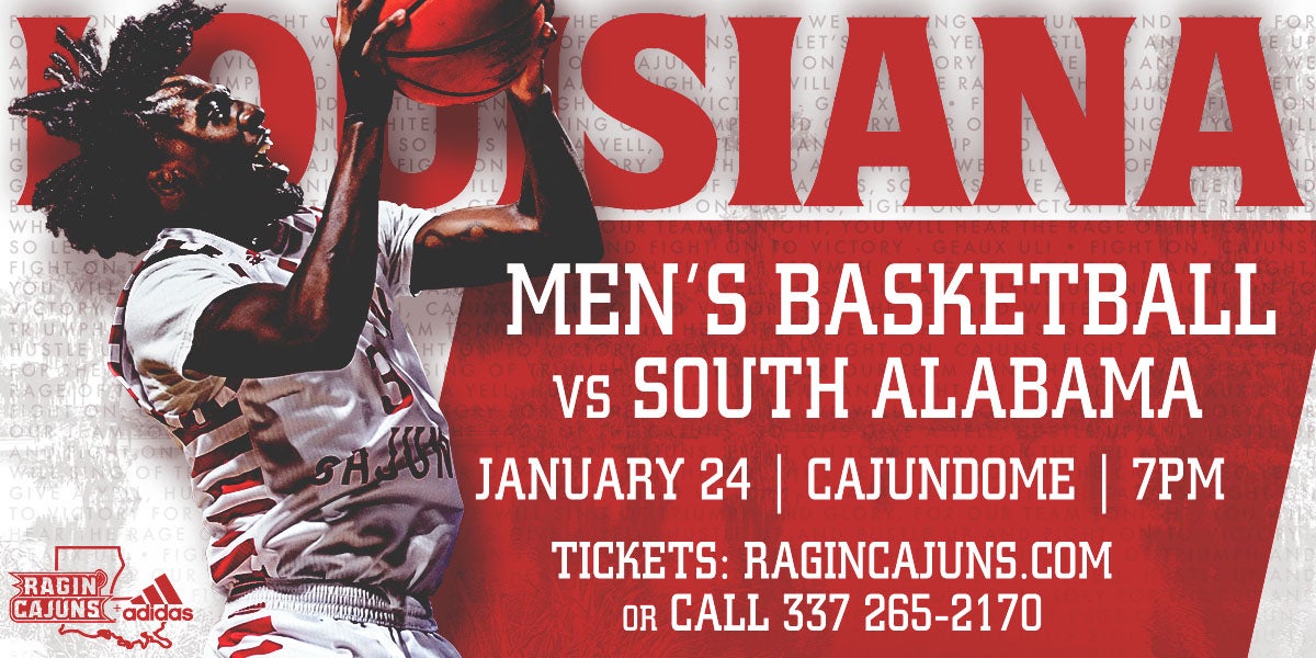 Ragin' Cajun Men's Basketball vs. USA