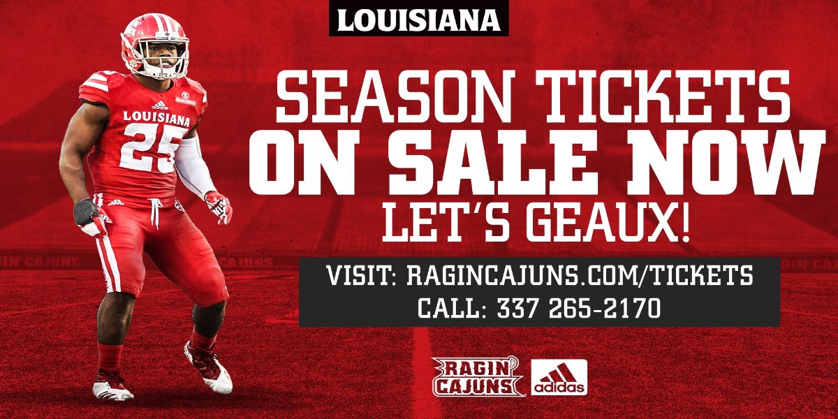 LOUISIANA RAGIN' CAJUN FOOTBALL VS. LIBERTY