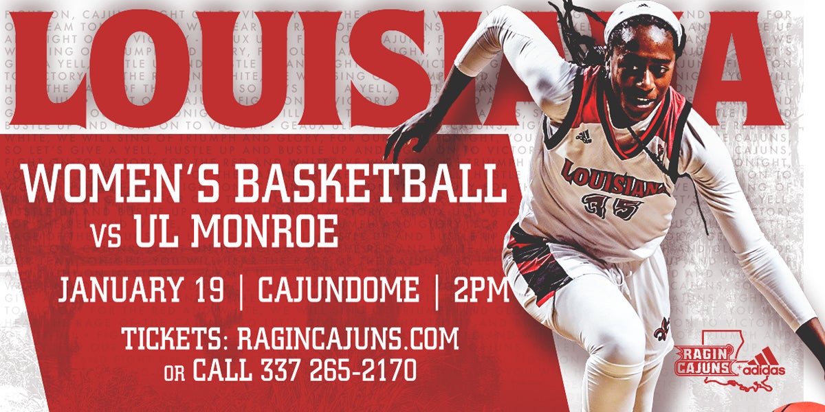 Ragin' Cajun Women's Basketball vs UL Monroe