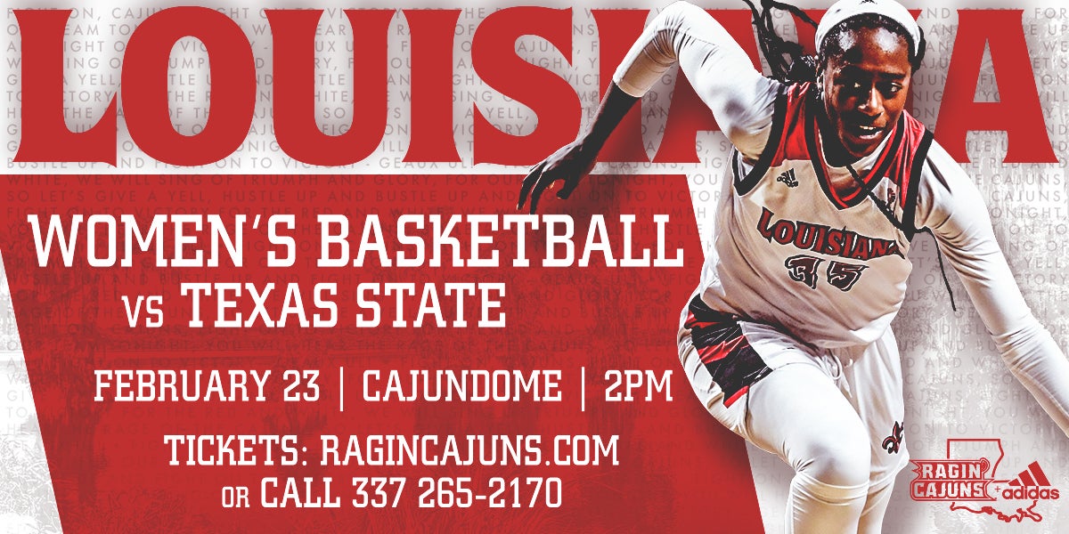 Ragin' Cajun Women's Basketball vs. Texas State