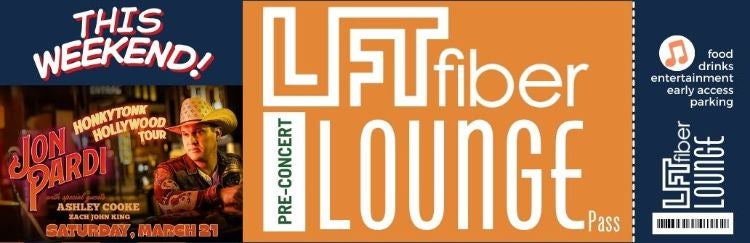 Jon Pardi LFT Fiber Lounge