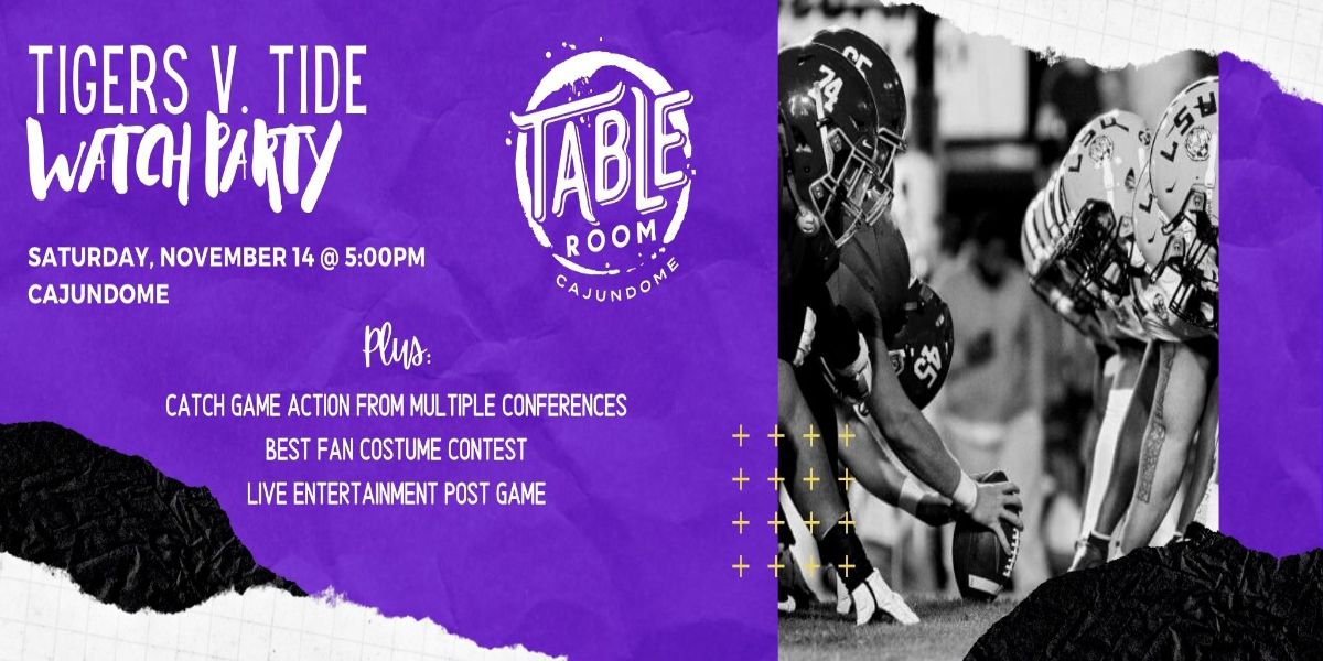 Tigers v. Tide Watch Party