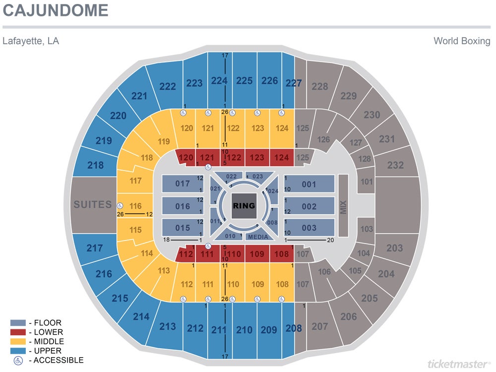 Minute Seating Chart Boxing