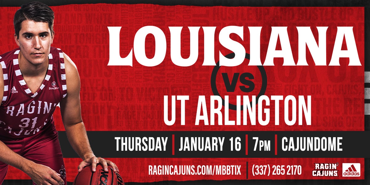 Ragin' Cajun Men's Basketball vs. UT Arlington