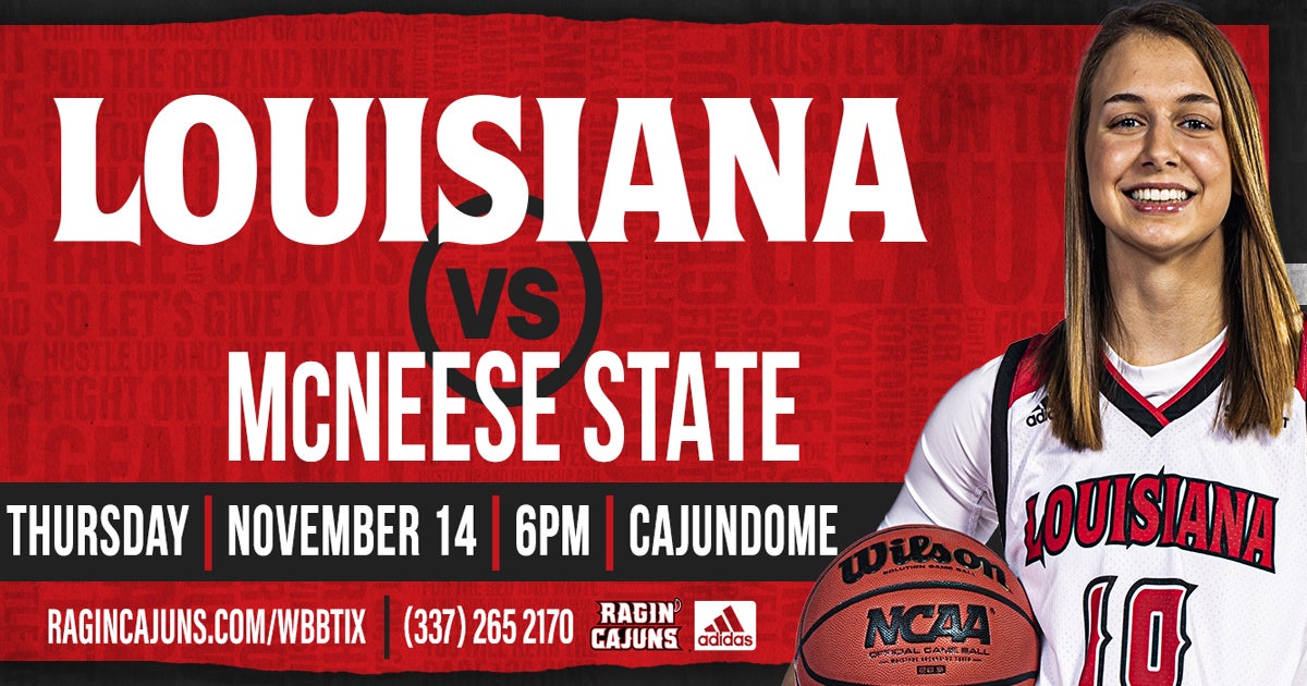 Ragin' Cajun Women's Basketball vs McNeese